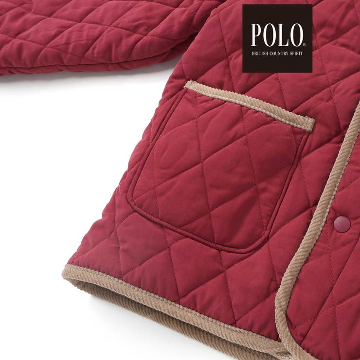 無地チェック取り外しフード＆襟付きキルティングジャケット | SLAP SLIP | 詳細画像13 