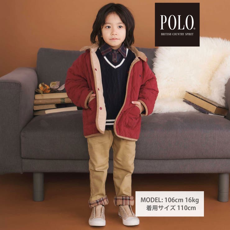 無地チェック取り外しフード＆襟付きキルティングジャケット | SLAP SLIP | 詳細画像2 