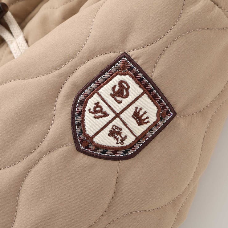 キルトタフタ×チェックファーダッフルコート(80~130cm) | SLAP SLIP | 詳細画像15 