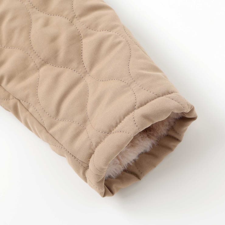 キルトタフタ×チェックファーダッフルコート(80~130cm) | SLAP SLIP | 詳細画像16 