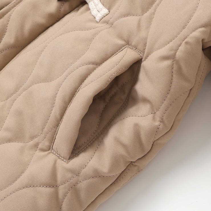 キルトタフタ×チェックファーダッフルコート(80~130cm) | SLAP SLIP | 詳細画像17 