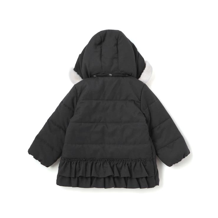 ふわふわファーポケットフリルたっぷり中綿ロングコート(90～130cm） | SLAP SLIP | 詳細画像19 