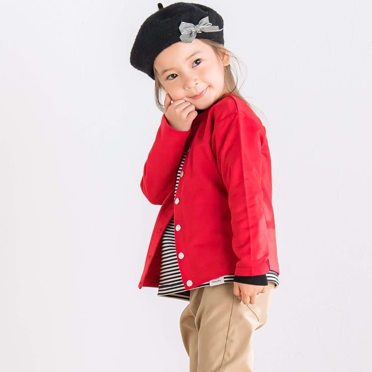 【WEB限定 スララク】ずっと一軍！スナップボタンカーディガン(100~160c… | SLAP SLIP | 詳細画像7 