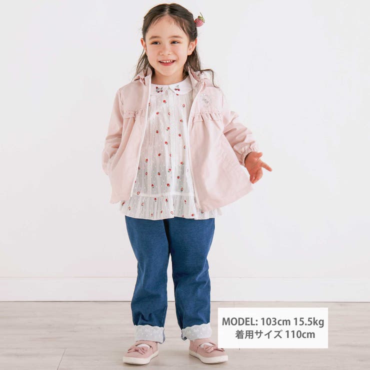 ウサギネコ耳付きフードタフタジャケット | SLAP SLIP | 詳細画像2 