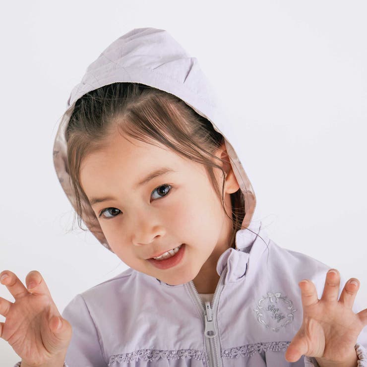 ウサギネコ耳付きフードタフタジャケット | SLAP SLIP | 詳細画像9 