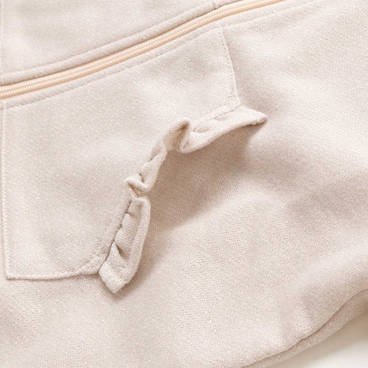 アニマルネコウサギ耳付きフード裾フリルフルジップパーカー(80~130cm) | SLAP SLIP | 詳細画像11 