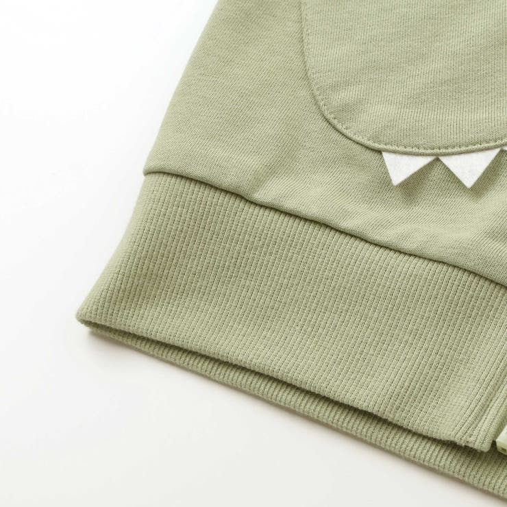 ツンツン恐竜トサカフード付きフルジップパーカー(80~120cm) | SLAP SLIP | 詳細画像12 