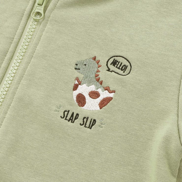 ツンツン恐竜トサカフード付きフルジップパーカー(80~120cm) | SLAP SLIP | 詳細画像9 