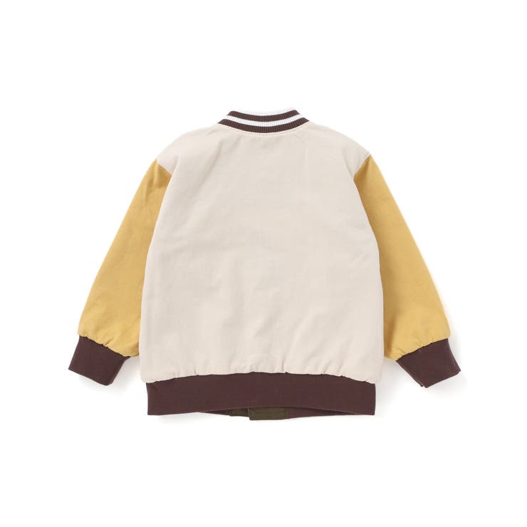 アニマルイヌ消防車スペースシャトルロボット背中刺しゅうリバーシブルスタジャン(8… | SLAP SLIP | 詳細画像13 