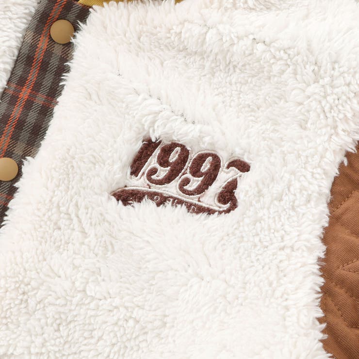 【リバーシブル】ツンツン恐竜トサカフード付きチェックボアジャケット(80~130… | SLAP SLIP | 詳細画像24 