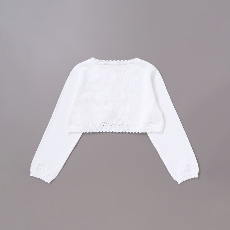 縁スカラップパール調ボタンニットカーディガン(110~130cm) | SLAP SLIP | 詳細画像8 