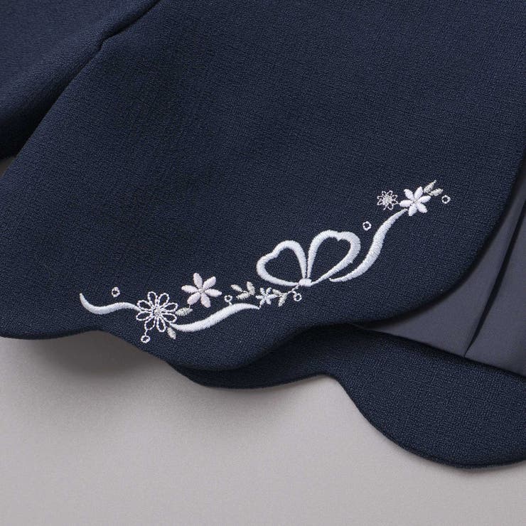 袖折り返しレース刺しゅう裾スカラップボレロ(110~130cm) | SLAP SLIP | 詳細画像18 