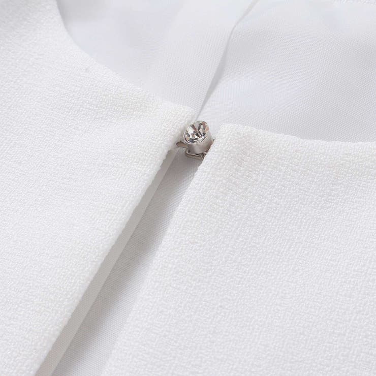 袖折り返しレース刺しゅう裾スカラップボレロ(110~130cm) | SLAP SLIP | 詳細画像8 