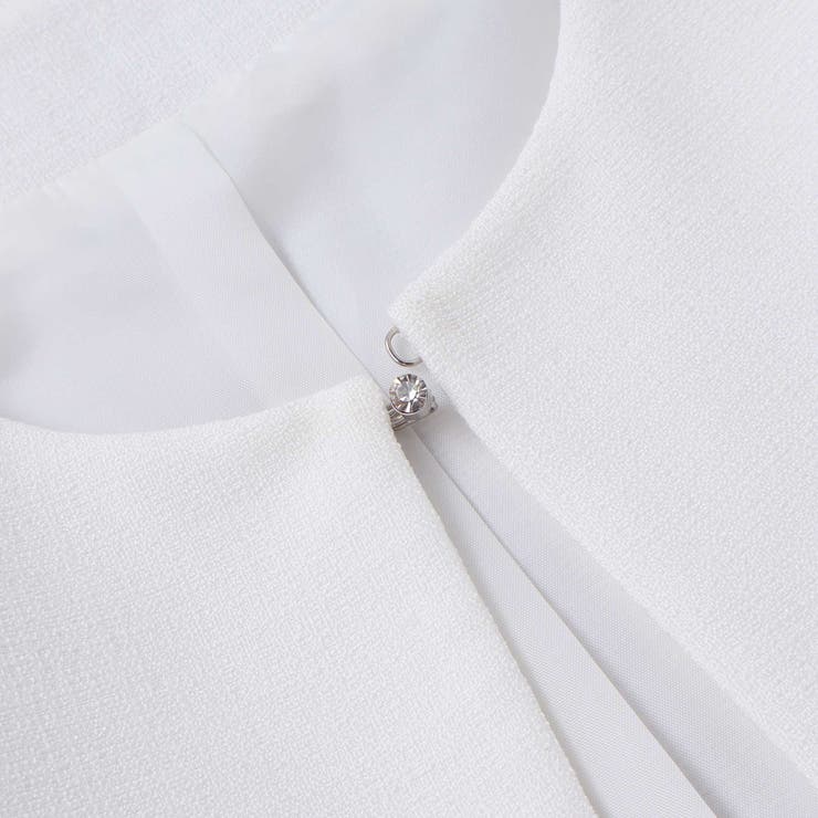 袖折り返しレース刺しゅう裾スカラップボレロ(110~130cm) | SLAP SLIP | 詳細画像9 