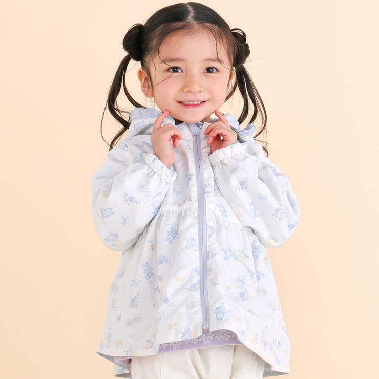 リボン刺しゅうリバーシブルタフタジャケット(80~130cm) | SLAP SLIP | 詳細画像7 