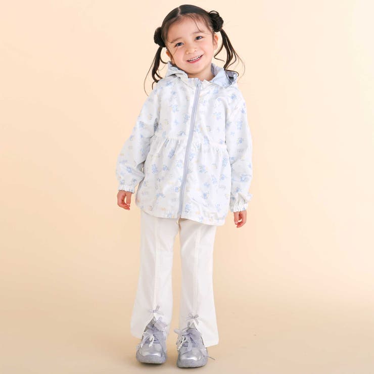 リボン刺しゅうリバーシブルタフタジャケット(80~130cm) | SLAP SLIP | 詳細画像8 