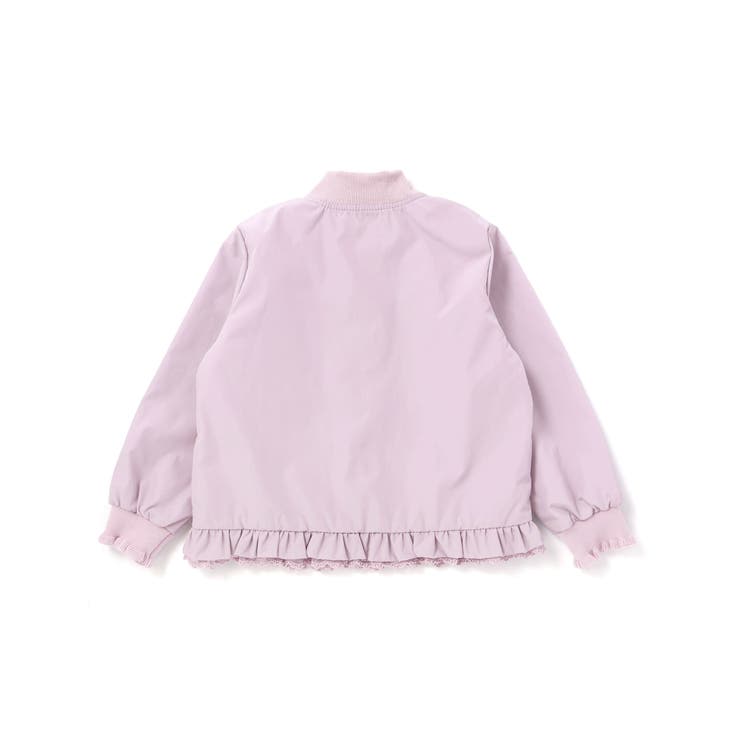 リボン刺しゅう裾フレアタフタブルゾン(90~130cm) | SLAP SLIP | 詳細画像3 