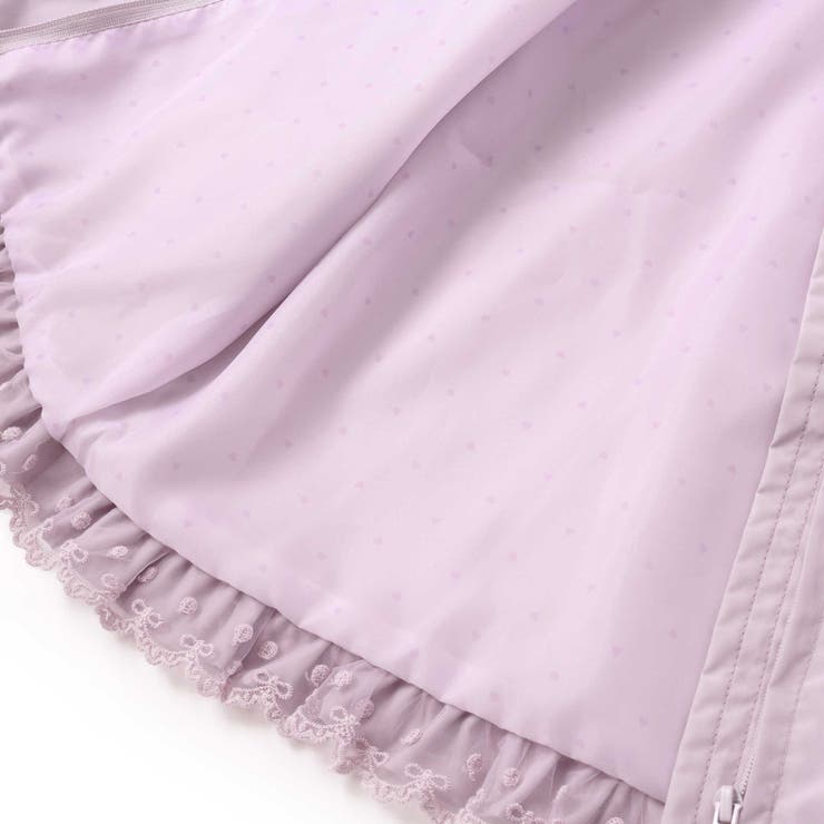 リボン刺しゅう裾フレアタフタブルゾン(90~130cm) | SLAP SLIP | 詳細画像4 