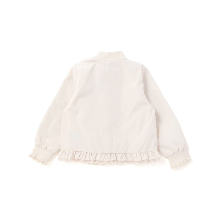 リボン刺しゅう裾フレアタフタブルゾン(90~130cm) | SLAP SLIP | 詳細画像6 