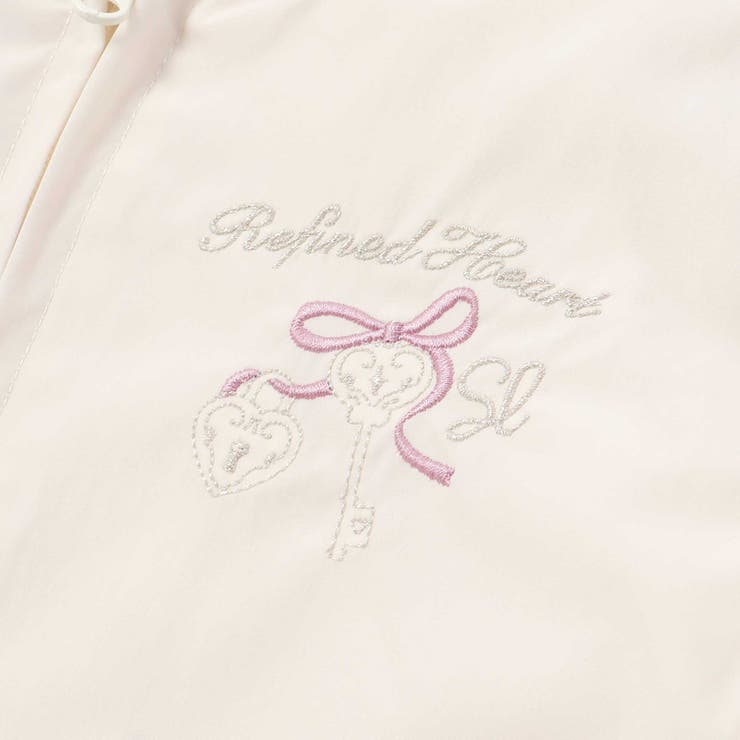 リボン刺しゅう裾フレアタフタブルゾン(90~130cm) | SLAP SLIP | 詳細画像8 