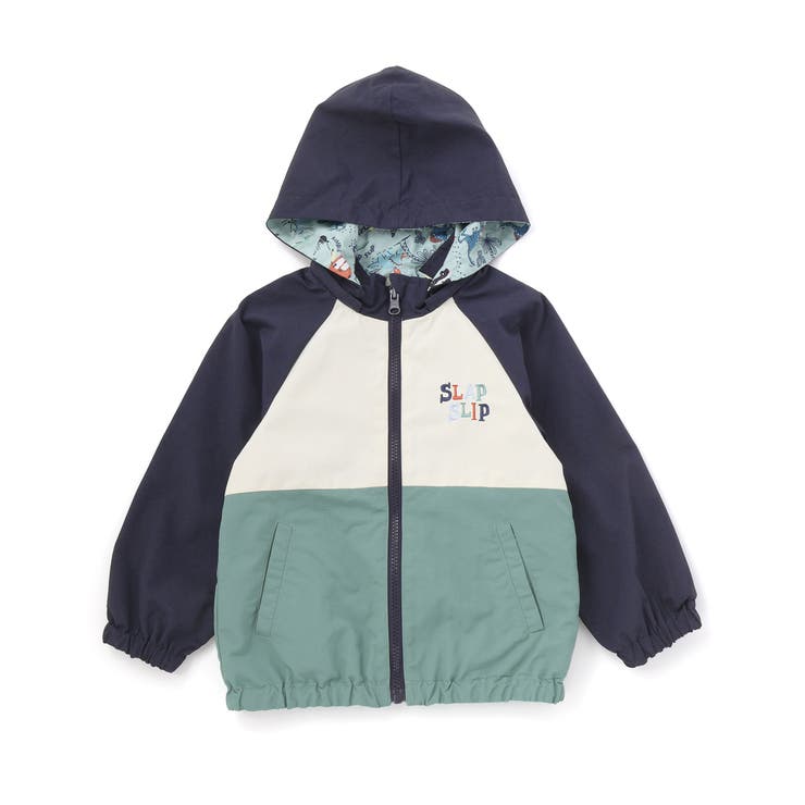 はたらく車・恐竜ラグランリバーシブルタフタジャケット(80~130cm) | SLAP SLIP | 詳細画像18 