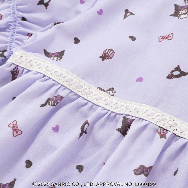 リボン付き総柄フレアチュニック | SLAP SLIP | 詳細画像18 