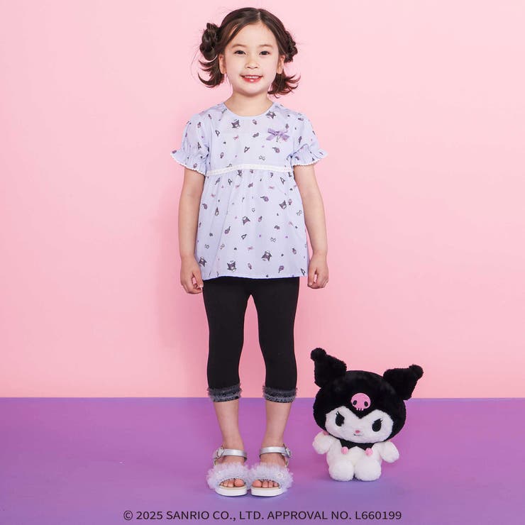 リボン付き総柄フレアチュニック | SLAP SLIP | 詳細画像3 