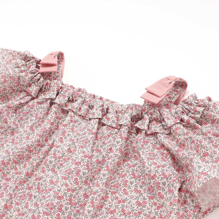 肩リボン付き花柄チュニック(90~130cm) | SLAP SLIP | 詳細画像10 