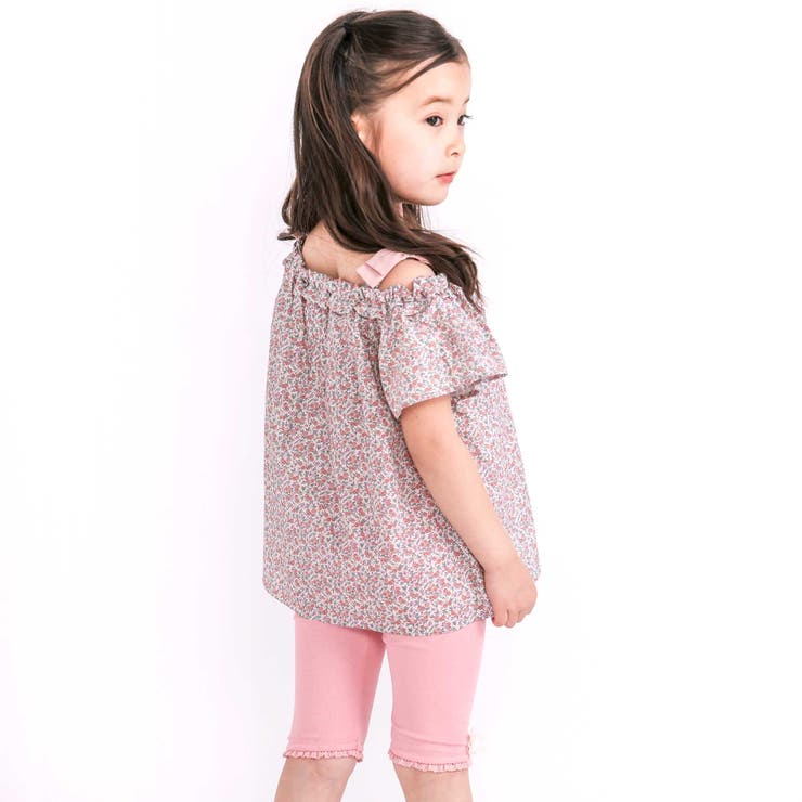 肩リボン付き花柄チュニック(90~130cm) | SLAP SLIP | 詳細画像3 