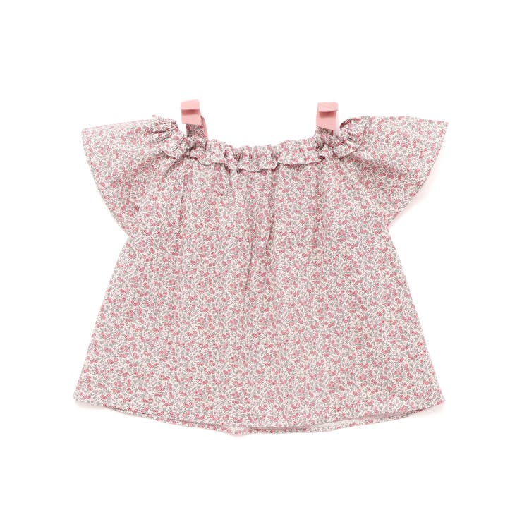 肩リボン付き花柄チュニック(90~130cm) | SLAP SLIP | 詳細画像9 