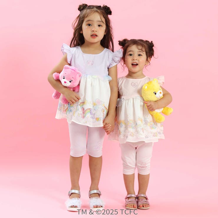 【ケアベア×SLAP SLIP】肩フリル裾プリントチュニック(80~130cm) | SLAP SLIP | 詳細画像3 