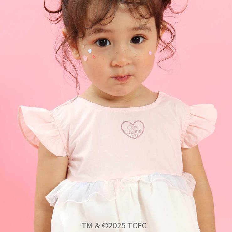 【ケアベア×SLAP SLIP】肩フリル裾プリントチュニック(80~130cm) | SLAP SLIP | 詳細画像4 