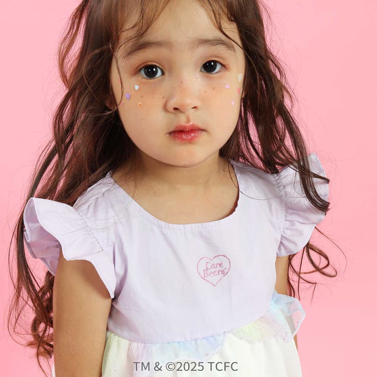 【ケアベア×SLAP SLIP】肩フリル裾プリントチュニック(80~130cm) | SLAP SLIP | 詳細画像5 