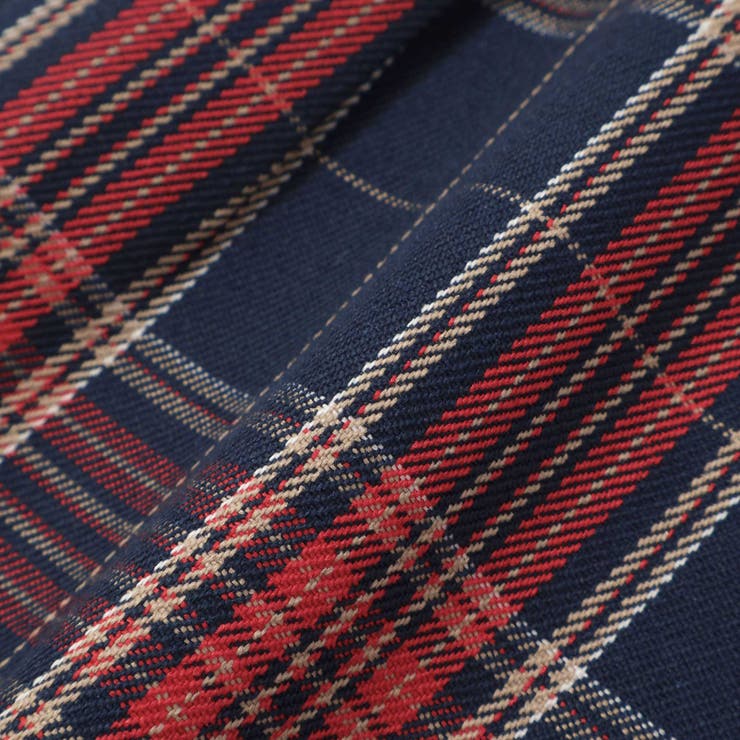 【お揃い】ツイル胸ポケットチェックシャツ(80~130cm) | SLAP SLIP | 詳細画像16 