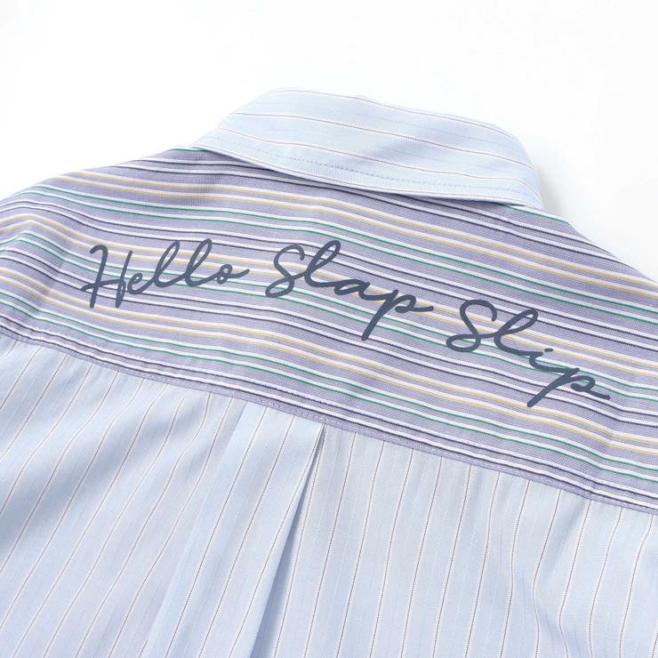 はたらくくるま刺しゅう胸ポケット切り替えデザインシャツ(80~130cm) | SLAP SLIP | 詳細画像19 