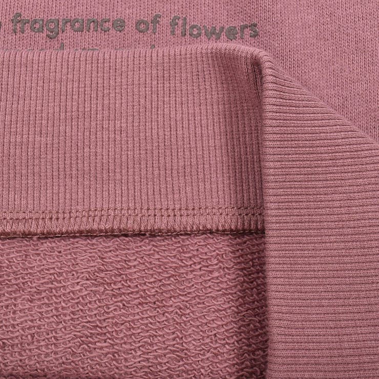 襟付花柄カレッジロゴプリントトレーナー(80~130cm) | SLAP SLIP | 詳細画像12 