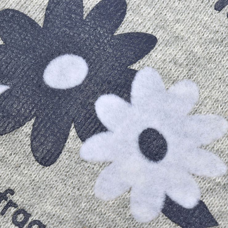 襟付花柄カレッジロゴプリントトレーナー(80~130cm) | SLAP SLIP | 詳細画像17 