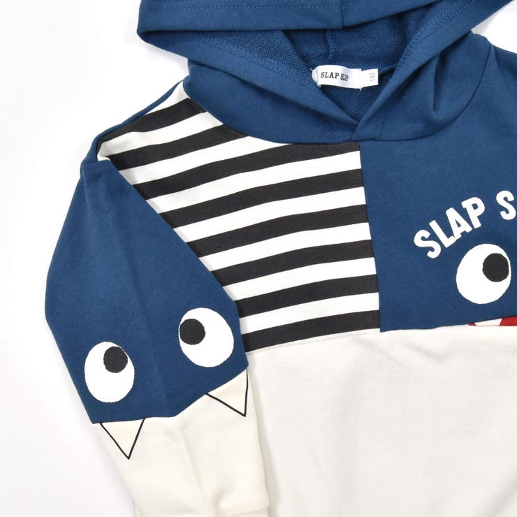 【お揃い】おめめギョロギョロモンスターバイカラーフーディ(80~130cm) | SLAP SLIP | 詳細画像10 