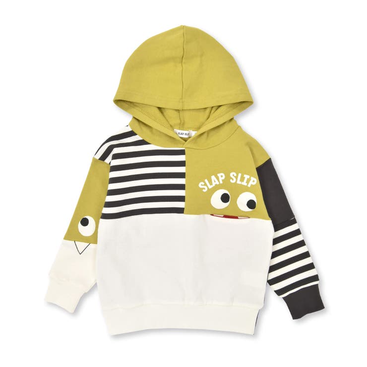 【お揃い】おめめギョロギョロモンスターバイカラーフーディ(80~130cm) | SLAP SLIP | 詳細画像13 