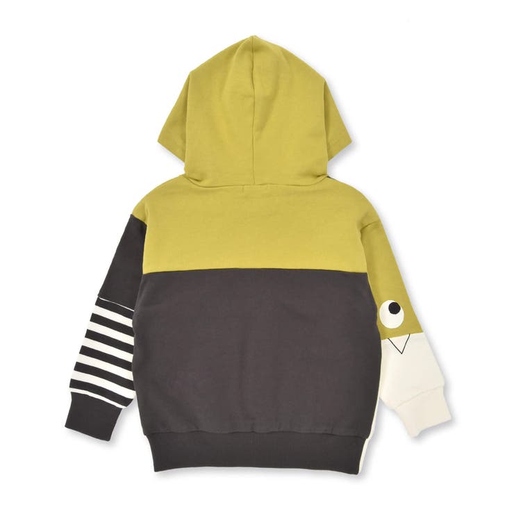 【お揃い】おめめギョロギョロモンスターバイカラーフーディ(80~130cm) | SLAP SLIP | 詳細画像14 