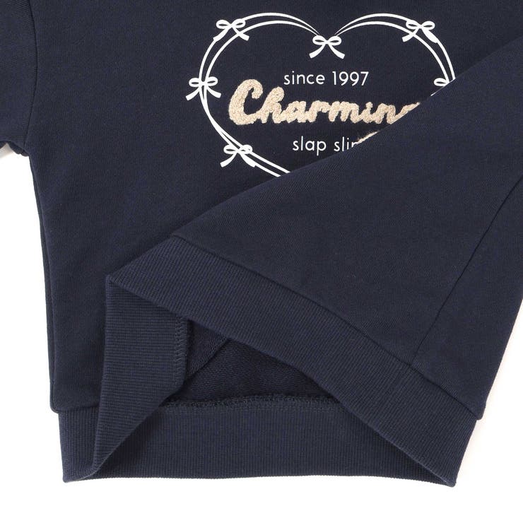 袖口タックサガラ刺しゅうリボンモチーフフーディー(80~130cm) | SLAP SLIP | 詳細画像10 