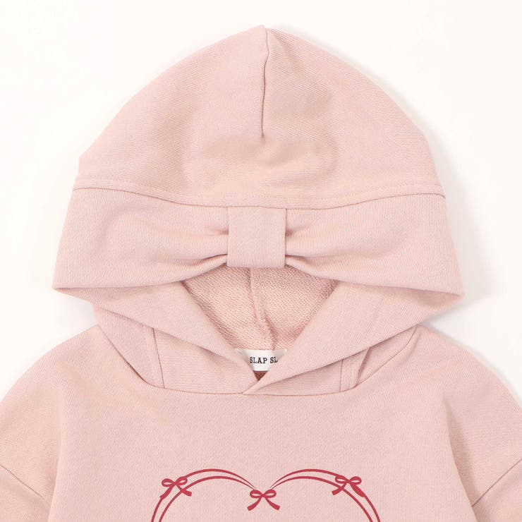 袖口タックサガラ刺しゅうリボンモチーフフーディー(80~130cm) | SLAP SLIP | 詳細画像14 