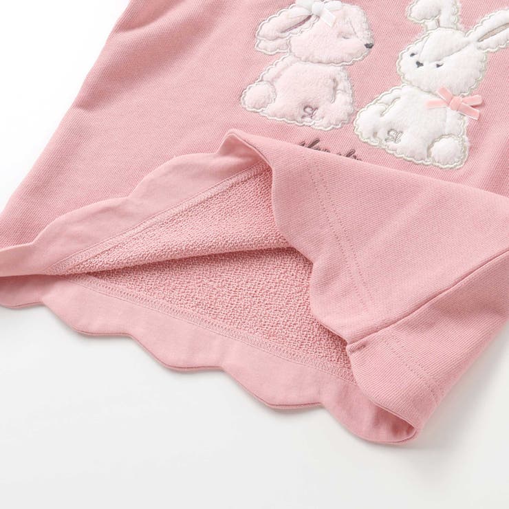 アニマルクマウサギ裾スカラップトレーナー(80~130cm) | SLAP SLIP | 詳細画像16 