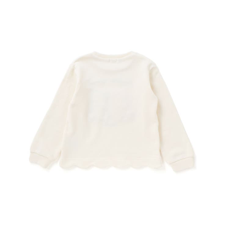 アニマルクマウサギ裾スカラップトレーナー(80~130cm) | SLAP SLIP | 詳細画像7 