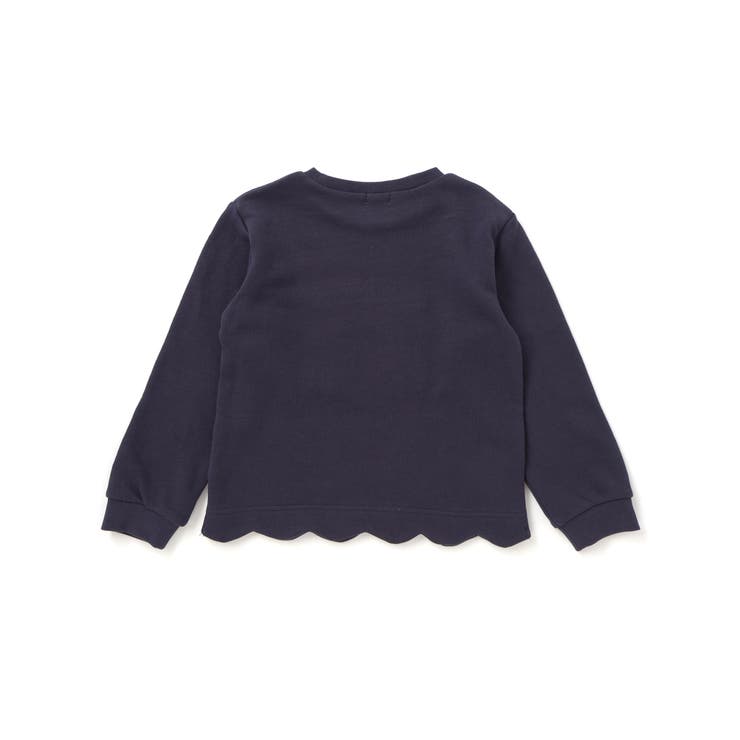 アニマルクマウサギ裾スカラップトレーナー(80~130cm) | SLAP SLIP | 詳細画像9 