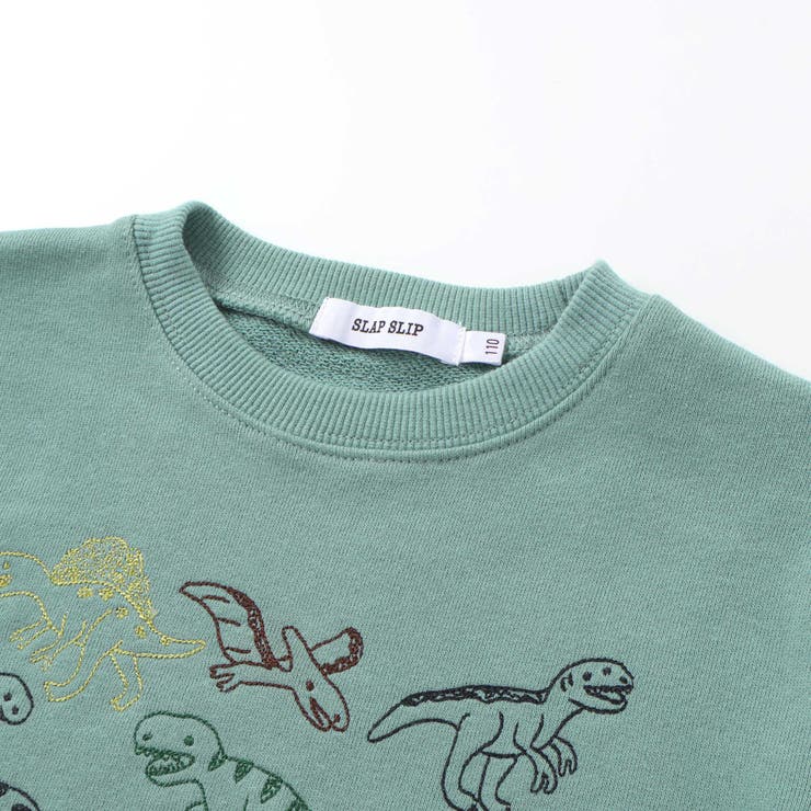 恐竜刺しゅうトレーナー(80~130cm) | SLAP SLIP | 詳細画像8 