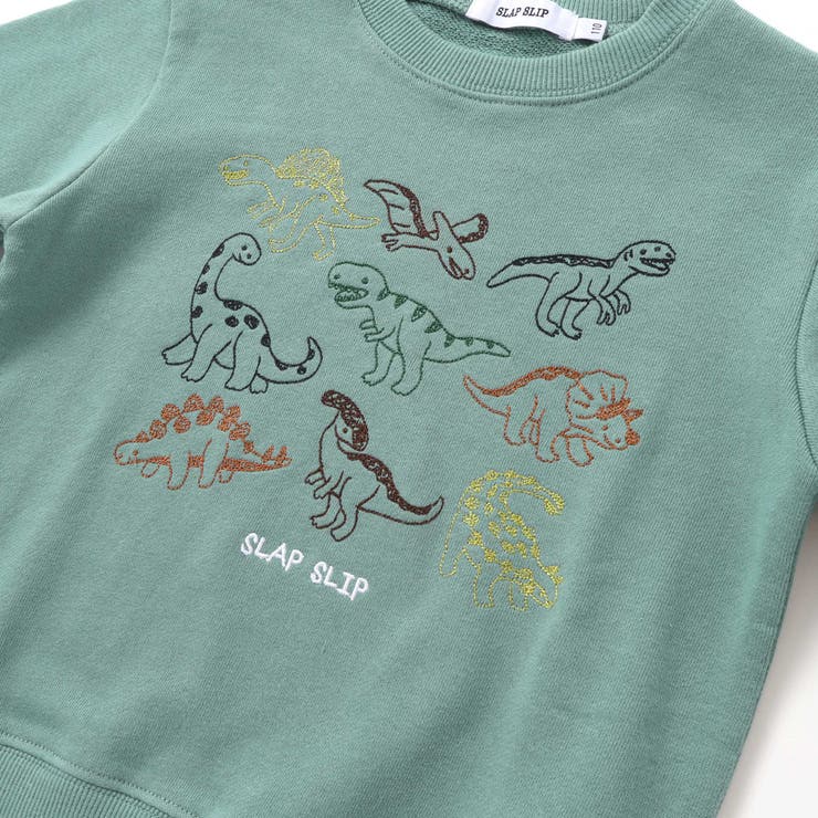 恐竜刺しゅうトレーナー(80~130cm) | SLAP SLIP | 詳細画像9 