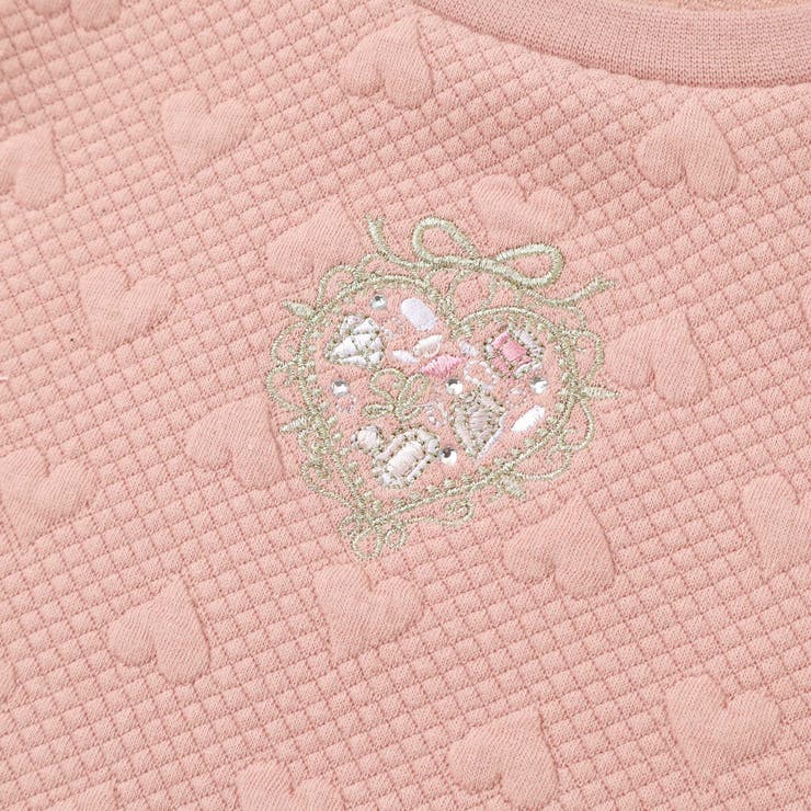 ハート柄コーデュロイ切り替えトレーナー(80~130cm) | SLAP SLIP | 詳細画像13 