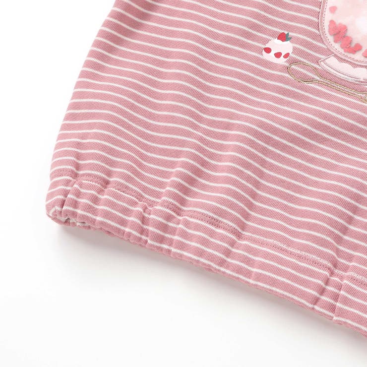 ネコクマイヌアニマルオーガンジーパッチモチーフトレーナー(80~130cm) | SLAP SLIP | 詳細画像17 