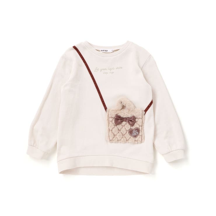 リボン付きファーポシェットパッチトレーナー(80~130cm) | SLAP SLIP | 詳細画像5 